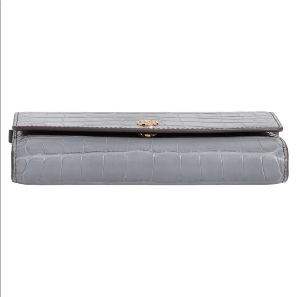 Tory Burch Robinson wallet on chain zink NEW - Picture 5 of 5